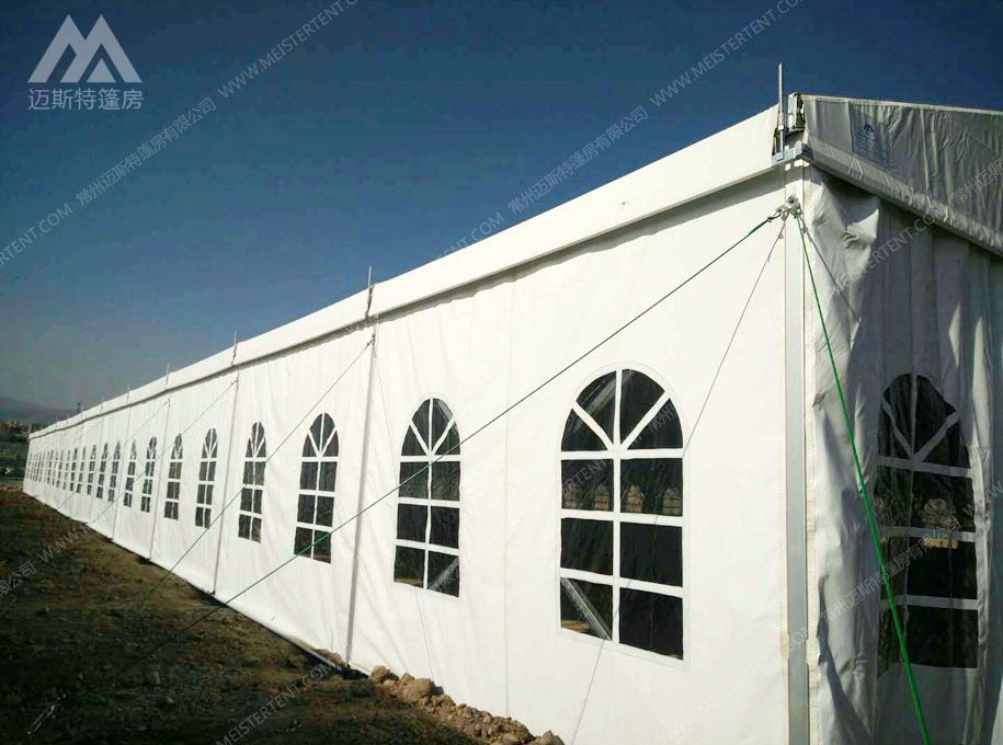 仓库篷房,江苏常州迈斯特展览组合篷房材质是什么